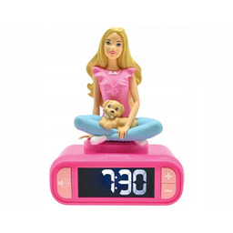 Lexibook Barbie Budzik Zegar z lampką nocną 3D