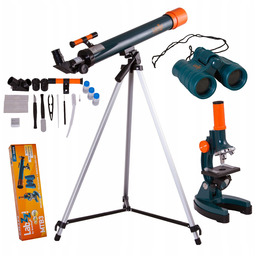 Zestaw edukacyjny Levenhuk LabZZ MTB3 z mikroskopem, teleskopem