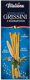 Vitaliana Paluszki grissini z rozmarynem 125 g