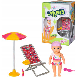 Baby Born Minis Lalka Lara Figurka + Leżak