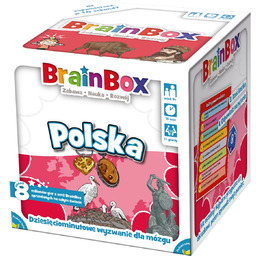 BrainBox - Polska (druga edycja) gra edukacyjna Rebel