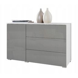 Komoda 110cm do salonu z szufladami szafkami fronty