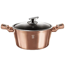 BH-1515N Garnek granitowy 24 cm Berlinger Haus Rose