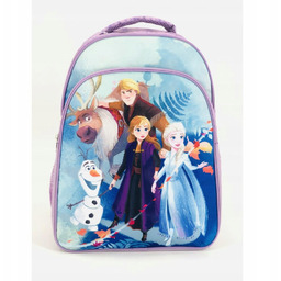 Plecak szkolny Frozen Anna i Elsa fioletowy