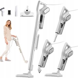 Odkurzacz Pionowy Bezworkowy Przewodowy Ręczny Mocny 2W1 15KPA