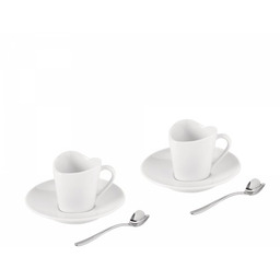 Alessi TO Filiżanki z Łyżeczkami do Kawy Espresso
