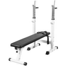 GORILLA SPORTS Ławka do ćwiczeń 3w1 2965 Biały