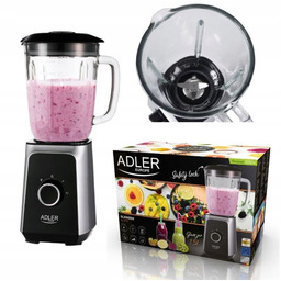 Blender Kielichowy Ad 4076 1000W Szklany Dzbanek 1,5L