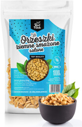 Real Foods - Orzeszki Ziemne Solone Smażone 1000g