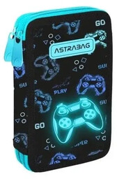 Piórnik podwójny bez wyp Astrabag Go Playing ASTRA