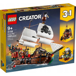 Lego Creator 31109 Statek Piracki 3W1 9+ Nowy