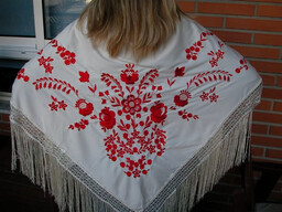 Dodatek FLAMENCO PGBL42. SHAWL, Kolor . Kobieta.