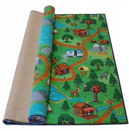 Dywan miasto ulice Forest Camp 160x200 farma Zoo