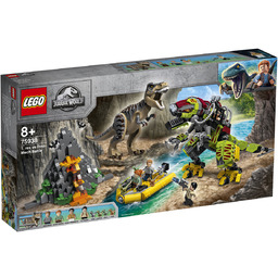 LEGO Jurassic World, klocki Tyranozaur kontra mechaniczny dinozaur,