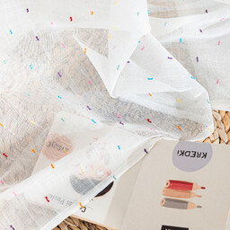 Markizeta AURA Firana gotowa na przelotkach, szerokość 140cm