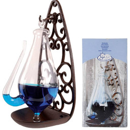 Esschert Design Barometr w butelce, żeliwny uchwyt, 0,5