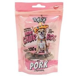 TufTuf Przysmak dla psa Mini Churros wieprzowina (dorosły/szczeniak),