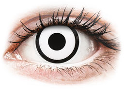 ColourVUE Crazy Lens - White Zombie - korekcyjne