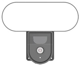 Gosund Inteligentna kamera zewnętrzna WiFi z reflektorem IPC3,