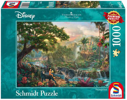 Puzzle 1000 PQ T. Kinkade Księga dżungli Disney