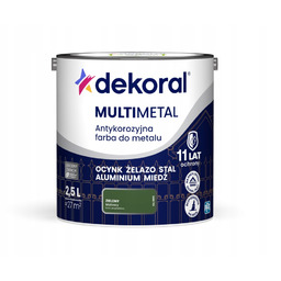 Dekoral Multimetal Antykorozyjna Farba Do Metalu Zielony Mat
