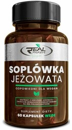 Real Pharm Lion''s Mane Soplówka Jeżowata 60caps Vege