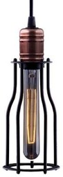 Industrialna LAMPA wisząca WORKSHOP 6337 Nowodvorski drut OPRAWA