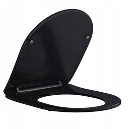 Deska Sedesowa Wc Wolnoopadająca CV-MTB-03 Slim Czarny Mat