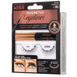 KISS Zestaw Lure (rzęsy magnetyczne + eyeliner) 1op