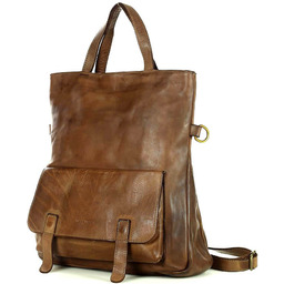 Torebka plecak 2w1 MARCO MAZZINI czekoladowy brąz v166b