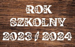 Zestaw: Napis Rok Szkolny