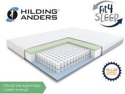 FIT.4.SLEEP H2/H3 SPRĘŻYNOWY 180X200 OUTLET, Rozmiar - 180x200