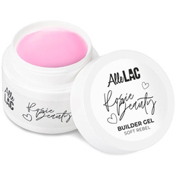Samopoziomujący mleczno- różowy żel budujący Soft Rebel AlleLac