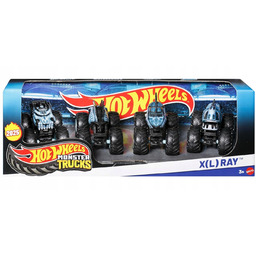 Hot Wheels Monster Trucks Zestaw 4 pojazdów X-Ray