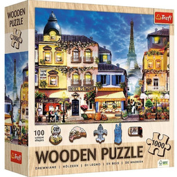 Puzzle drewniane 1000 Francuska uliczka TREFL