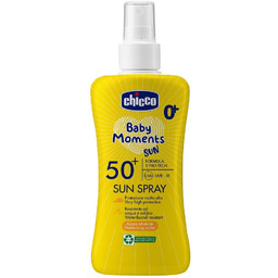 CHICCO Baby Moments Sun spray do opalania SPF50+