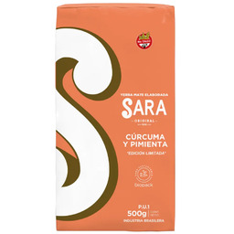Yerba Mate Sara Curcuma y Pimienta 500g