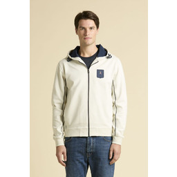 Aeronautica Militare Męska bluza w beżowym kolorze