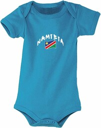 Supportershop Baby-Body Namibia, dzieci XL czerwone