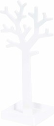 Compactor Stojak na biżuterię z drzewem, biały, polistyren