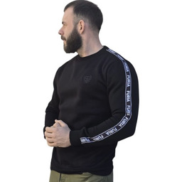 Bluza męska czarna dresowa FURIA RIBBON