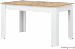 Stół rozkładany REMI ST06 Biały + Dąb Evoke