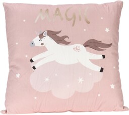Poduszka dziecięca Unicorn dream różowy, 40 x 40