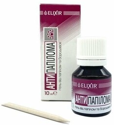 Żel na brodawczaki i brodawki Antipapiloma, Eliksir, 10ml