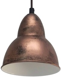 EGLO Lampa wisząca BOJAN w stylu vintage, miedziana