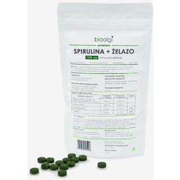 Spirulina + żelazo BIOALGI 250 tabletek