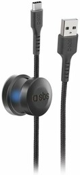 Kabel SBS USB-A - Lightning z uchwytem magnetycznym