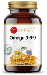 YANGO Omega 3-6-9 suplement diety 60 kapsułek