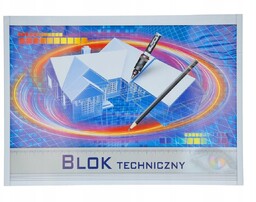 Blok 10Szt. Techniczny Biały A3