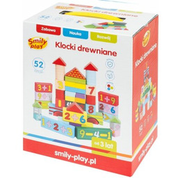 SMILY PLAY Klocki drewniane 84941